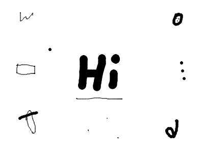 Hi animation